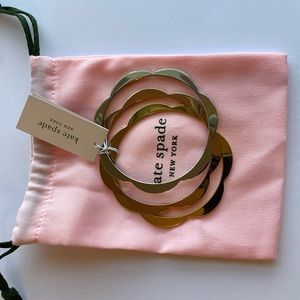 Kate Spade Slender Scallops Bangle Set
